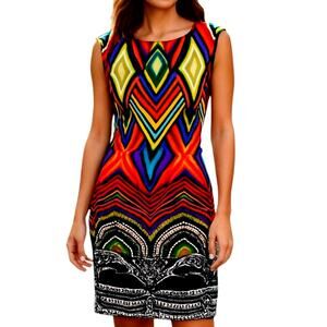 Gracie Small Women's Sleeveless Short Yellow BOHO Sun Dress Miss Size 4 6 S